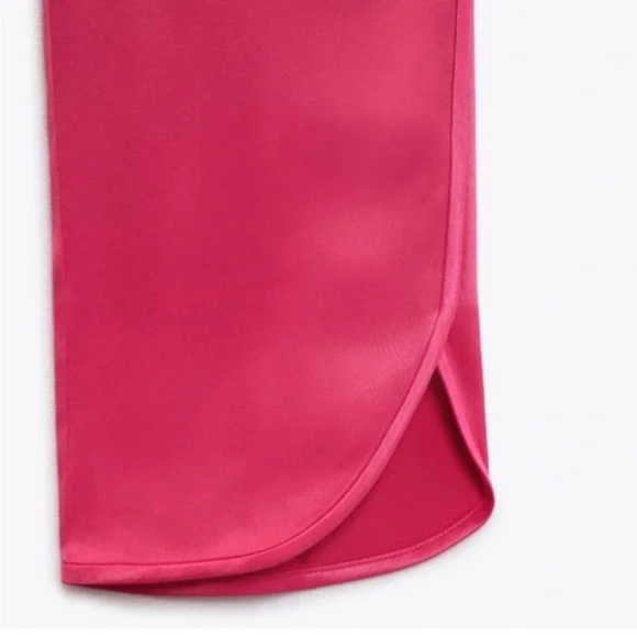 Zara satin effect 2-piece pant set S New - Picture 8 of 15